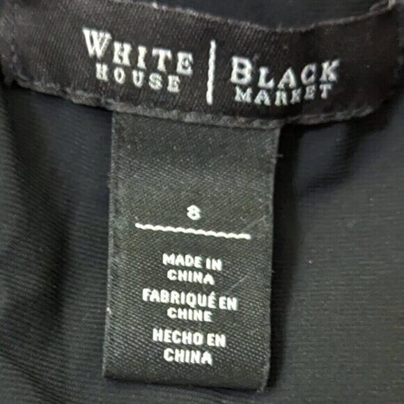 White House Black Market Dress Sheath Cocktail Midi 8 - Picture 3 of 5